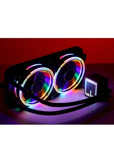 Dark AquaForce W246 240mm 2x12cm FRGB LED Fan + Pompa DKCCW246