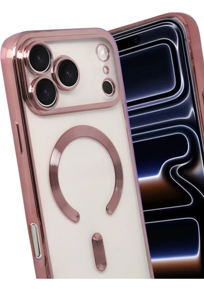 Newface Apple İphone 17 Pro Kross Magneticsafe Kapak - Rose Pembe