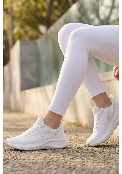In Step Stride Air Pro : Ultra Hafif Nefes Alabilir Kadın Beyaz Spor Ayakkabı Beyaz Krem In Step Stride Air Pro : Ultra Hafif Nefes Alabilir Kadın Beyaz Spor Ayakkabı Beyaz Krem