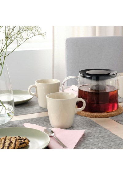 Ikea Fargklar Seramik Kupa 10 Cm 370 Ml Bej 1 Parça