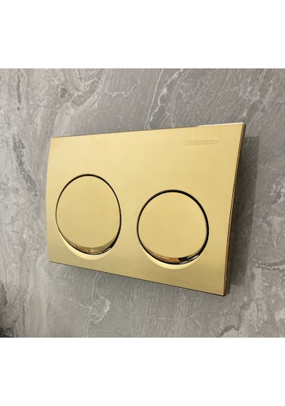 Geberit Alpha20 Gold Gömme Rezervuar Kumanda Paneli Altın