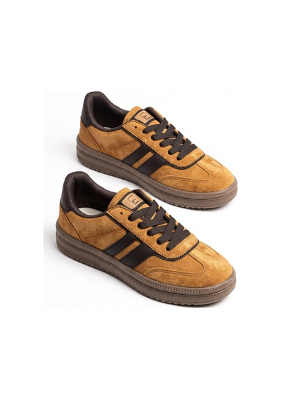 V.S.H Velvet Rota Kadın Camel-siyah Sneaker Spor Ayakkabı - Kadın Günlük Ayakkabı-2524
