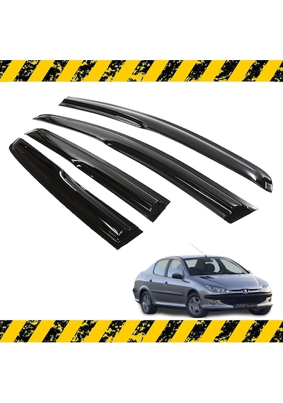 Peugeot 206 Mügen Cam Rüzgarlığı Sedan 1998-2012 Arası 4 Lü Set N11.13095