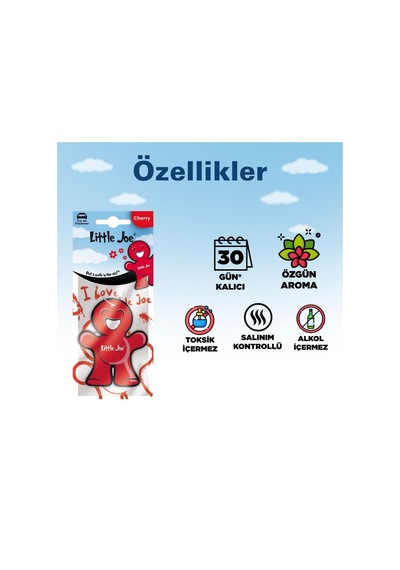 Little Joe Kiraz Araç Asma Koku Cherry -30 Gün -ipli Oto Kokusu