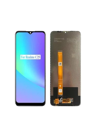 Realme C25 Dokunmatik Ekran Siyah