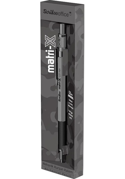Scrikss Matri X Mekanik Kurşun Kalem 0 5Mm Gri Bt