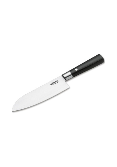 Böker Manufaktur Damascus Black Santoku Bıçak