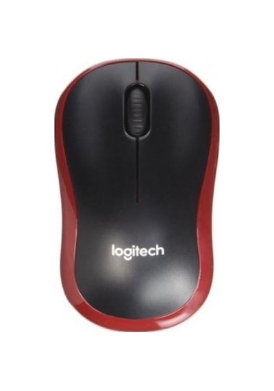 LOGITECH M185 KABLOSUZ KIRMIZI MOUSE 910-002237