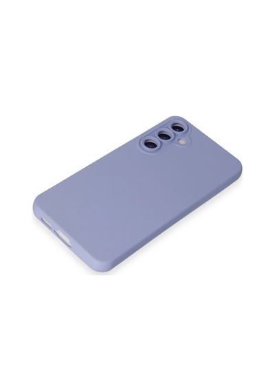 Samsung Uyumlu Galaxy S23 Fe Kılıf Nano İçi Kadife Silikon Lila/