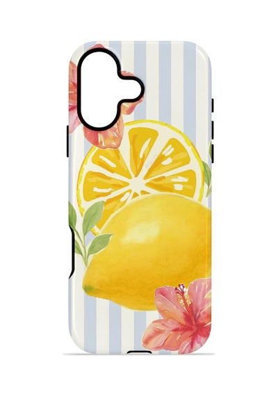 Apple iPhone Uyumlu 17 Vorian Çift Katmanlı Magsafe Kılıf Lemon Blossom Coast