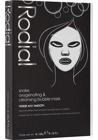 Rodial Snake Bubble Sheet Mask 4 Lü Kutu Cilt Detoksu, Nemlendirme Ve Gözenek Sıkılaştırıcı Maske