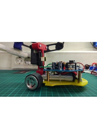 Labirent Çözen Projesi İçin Sharp 2Y0A21 Sensör Tutucu 3D Baskı