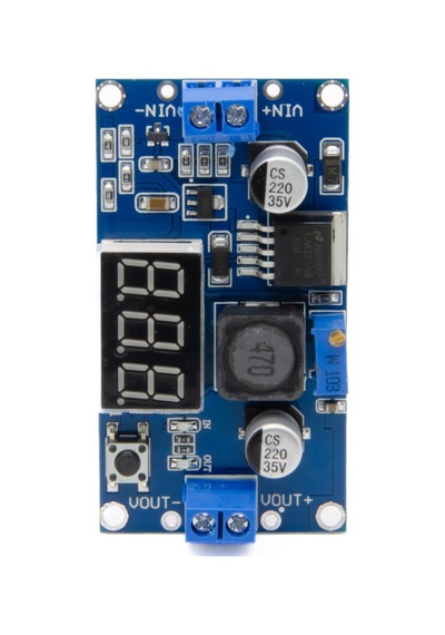 Lm2596 Dc-dc Ayarlanabilir Step-down Modül Dijital Voltmetre Göstergeli