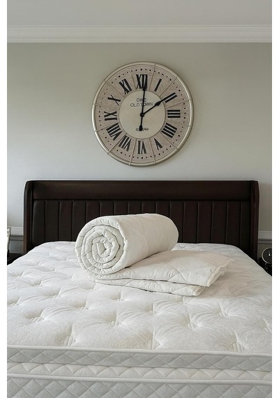 Çift Kişilik Merinos Kuzu Yünü Yorgan %100 Doğal Merinos Kuzu Yünü 195 X 215 Cm Ebat Çok Renkli