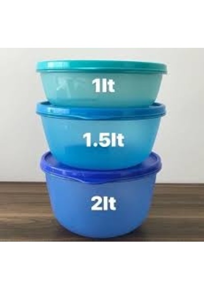 Tupperware Set Mucize Şekerler Şeker Kap Şekerpare 10 Lu Mavi