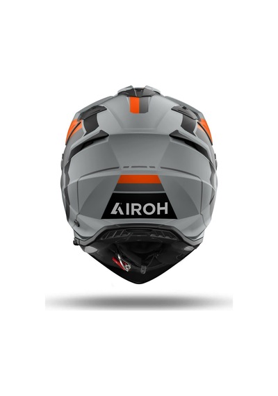 Airoh Bandit Horn Motosiklet Kaskı Gri - Turuncu