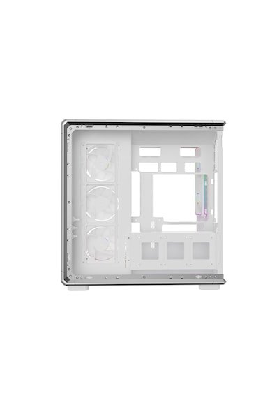 Strong Vhagar 8x 120mm Argb Fanlı Kumandalı Gaming Akvaryum Beyaz Kasa Powersız