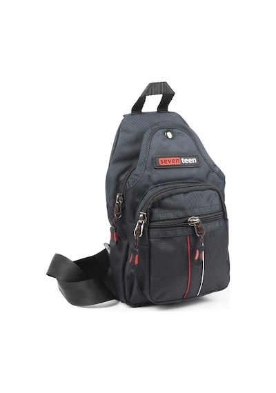 İmaks Küçük Boy Çokgözlü Günlük Çapraz Göğüs El Ve Omuz Çantası Unisex Body Bag Siyah 955 Siyah - Kırmızı