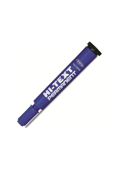 Hi-Text 830B Yuvarlak Uçlu Permanent Koli Kalemi Renk - Mavi