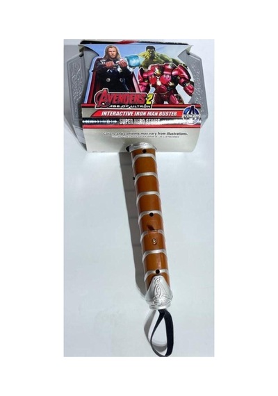 Thor Çekiç Sesli Ve Işıklı Kırılmaz Malzeme Thor'un Çekici 28 Cm.