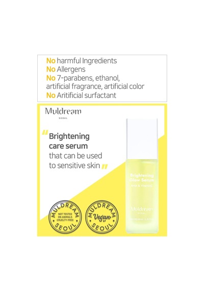 Aha Ve C Vitamini İçeren Aydınlatıcı Işıltı Etkili Kore Serum 40ml Peeling & Anti-aging Bakım