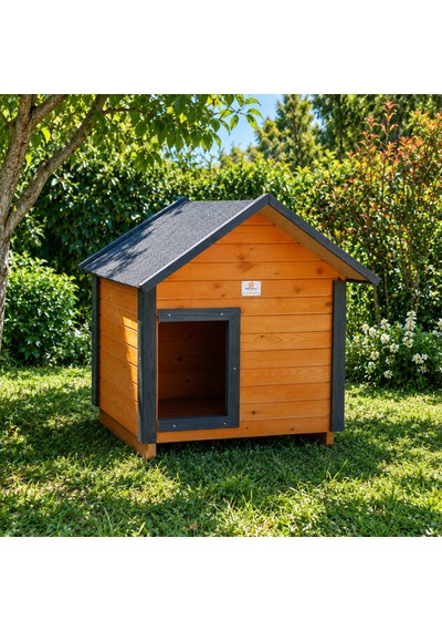 Orta Irk Ahşap Köpek Kulübesi