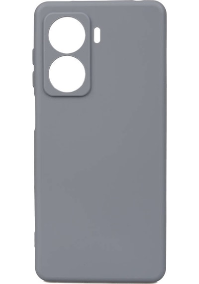 Noktaks - Casper Uyumlu Casper Via X40 - Kılıf Mat Soft Esnek Biye Silikon - Gri T32392 Gri