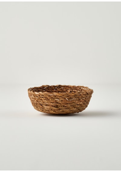 Bella Maison Carmen Hasır Sepet 4'lü Naturel 10/15x4 Cm Naturel