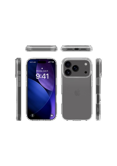 Buff Apple Uyumlu iPhone 17 Pro Air Hybrid Şeffaf Kılıf