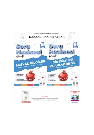 Nartest 6. Sınıf Sosyal Bilgiler Ve Din Kültürü 2 Kitap Seti