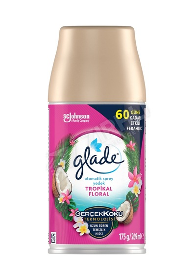 2 Adet Glade Otomatik Sprey Yedek Tropikal Floral 269 Ml Diğer