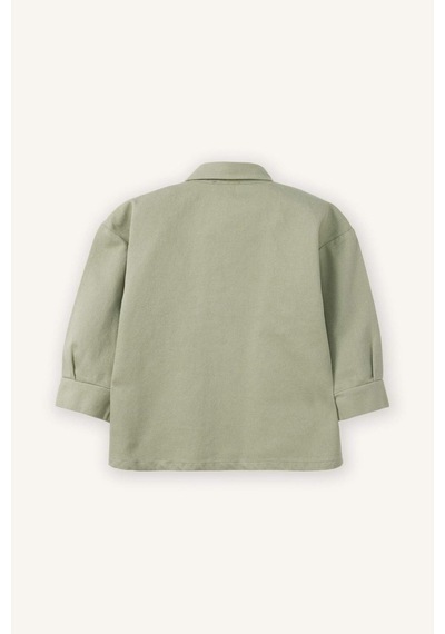 Defacto Erkek Bebek Gabardin Uzun Kollu Gömlek G6614a526spgn1216 Yeşil-gn1216