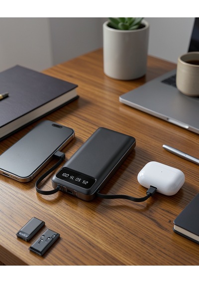 Powerbank 20.000 Mah Lcd Gösterge Dijital Ekran Uucz20mahpowerbank3-1 Çok Renkli