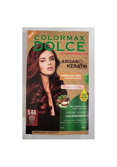 Dolce Amonyaksız, Doğal Set Boya - 5.66 Şarap Kızılı