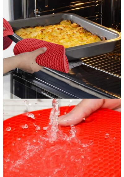Home Silikon Nihale Petek Desenli Kalburabastı Kalıbı Çok Renkli