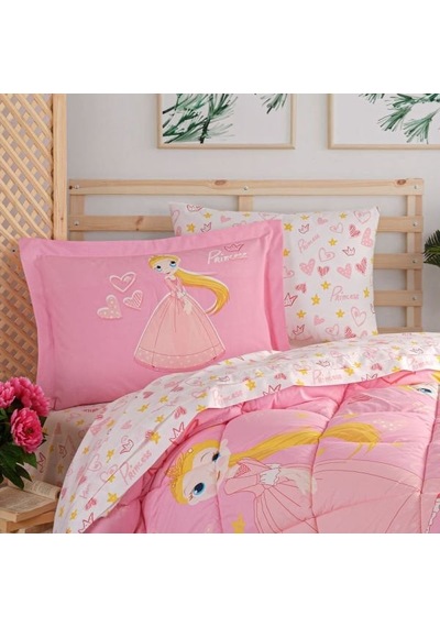 Hobby Uyku Seti Tek Kişilik Prenses Pembe