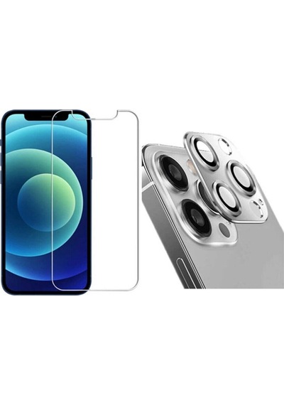Apple Uyumlu iPhone  13 Pro Max   Nano Micro Temperli Ekran Koruyucu Ve Kamera Lens Koruyucu