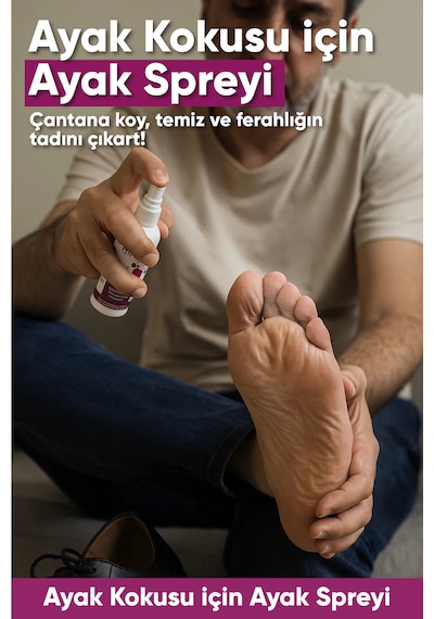 Glow Whıte Ayak Koku Giderici Sprey 100 Ml Okaliptus & Nane Yağı Içerikli