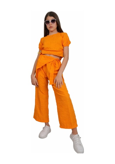 İrem Çocuk Giyim Kız Çocuk Tişörtün Yanları Büzgülü Kısa Crop Model Pantolonu Detaylı Turuncu Renk İkili Takım Turuncu İrem Çocuk Giyim Kız Çocuk Tişörtün Yanları Büzgülü Kısa Crop Model Pantolonu Detaylı Turuncu Renk İkili Takım Turuncu