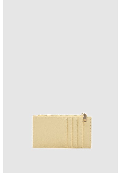 Shule Bags Linn Dokulu Kadın Kartlık Butter Yellow Açık Sarı