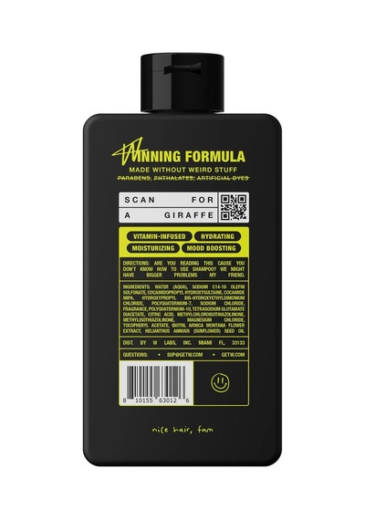 W Labs Deep Woods 2'si 1 Arada Nemlendirici Şampuan Ve Saç Kremi 473ml Tüm Saç Tipleri