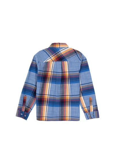 U.s. Polo Assn. Erkek Çocuk Koyu Mavi Gömlek Desenli 50310196-vr032 Koyu Mavi