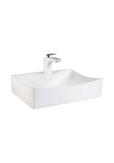 Eva Banyo Lena E-3034 Tezgah Üstü Porselen Lavabo