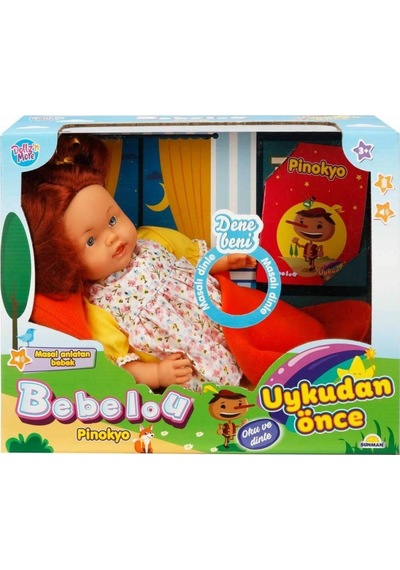 Uykudan Önce Bebeği Masal Anlatan Pinokyo 40 Cm