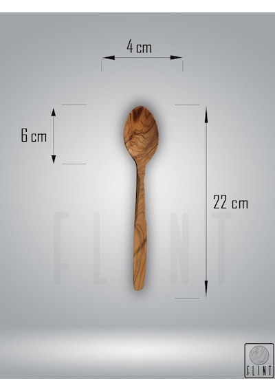 El Yapımı Zeytin Ağacı Tahta Kaşık 22 Cm Doğal Mutfak Kaşığı Dayanıklı Servis Ve Yemek Kaşığı Sku: Smg8690010545565