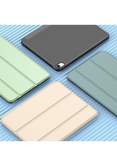 Apple Uyumlu iPad Air 11 Inç 10.9 Inç Air 4 5 6 2020 2022 2024 Kılıf Kapaklı Uyku Modlu Standlı Smart Akıllı Case Kılıf