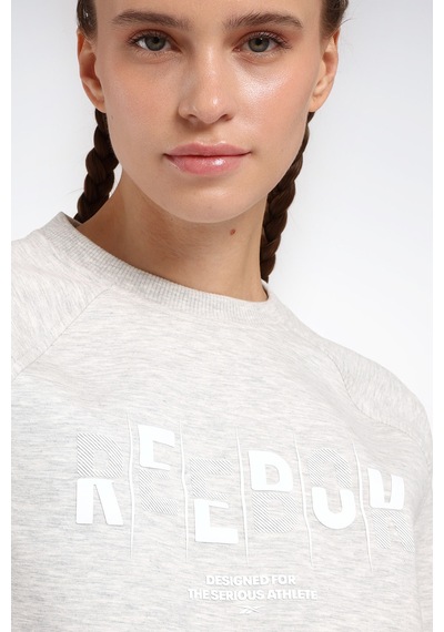 Reebok Runa Top Gri Kadın Sweatshirt Gri