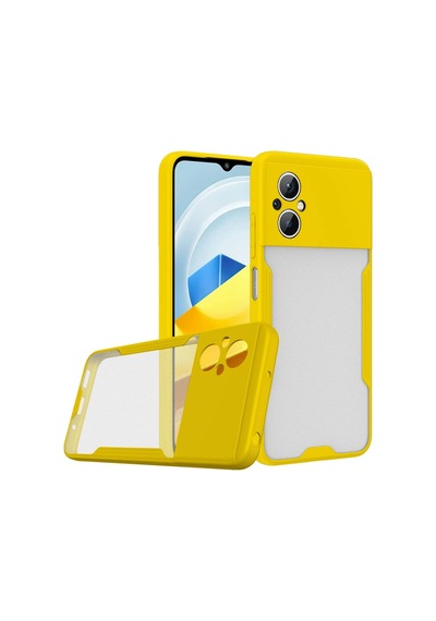 Ilkeshop Newface Xiaomi Poco M5 Kılıf Platin Silikon - Siyah
