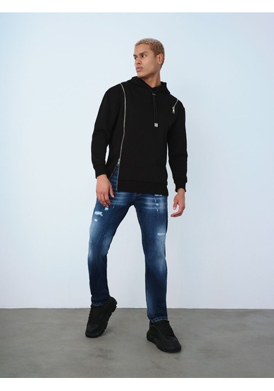 LOFT Relax Fit Erkek Sweatshirt Lf2038261 Q1.v1 Siyah