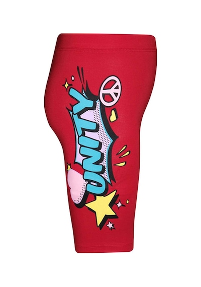 Lovetti Kırmızı Kız Çocuk Unıty Baskılı Bisiklet Şort 7953K014 Kırmızı